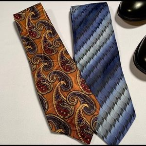 2 menβs ties
